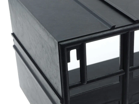 Magazynek szufladkowy modułowy 23x14x12.5cm, 2 szufladki, Konger PX2