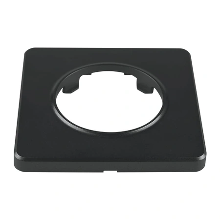 Ramka plastikowa pojedyncza, czarna, OVAL
