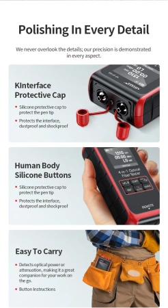 Mini tester kabli światłowodowych, Noyafa NF-916S