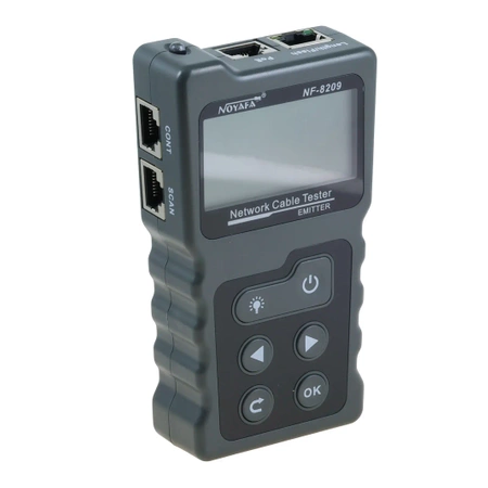 Tester LAN RJ45, PoE, LCD, adapter, Noyafa NF-8209