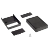Obudowa uniwersalna Z62, 63 × 83 × 29 mm, ABS, czarna, Kradex