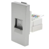 Gniazdo RJ45 Ethernet Cat6 grafitowy, moduł 1/2 do ramki Tawoia Glass