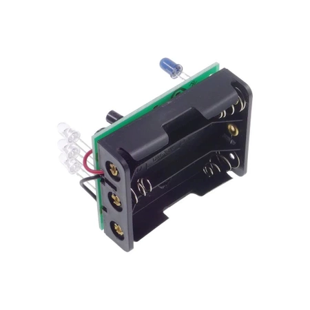 Lampka z sygnalizatorem rozmrożenia lodówki. Migacz LED. Lampka czasowa - zlutowany KIT AVT 769