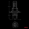 Żarówki samochodowe LED F26 PRO LumiTec LIMITED +130% DUO FULL CANBUS H4/H19 12/24V AMIO 04871