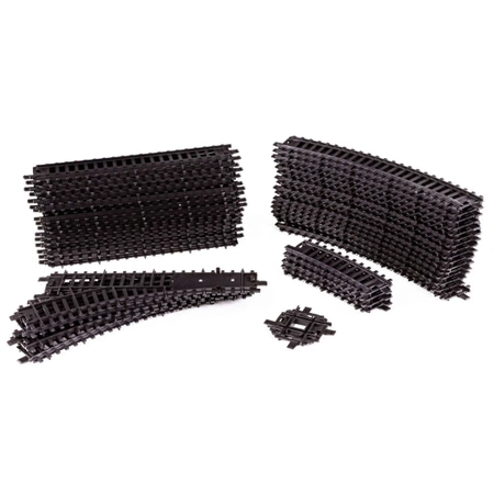 Zestaw Realistyczna Kolejka Parowóz Wagony Zajazd Tory