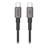 Kabel USB-C - USB-C, 60 W, 1,2 m, czarny, Miccell, MIC-003759