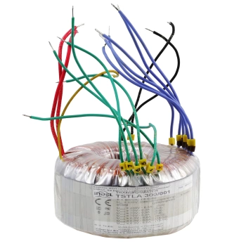Transformator toroidalny 300VA Indel TSTLA 300/001 230V (400V, 3x70V) do wzmacniaczy lampowych