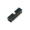 Wtyk IDC 20 styków, prosty, do montażu na PCB, raster 2,54 mm, bez zatrzasków, Z-WS20G