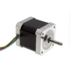 Silnik krokowy 0.4A, 30om, 400 krok/obr, unipolarny 6 przewodów, 42HM48-0406