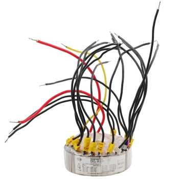 Transformator toroidalny lampowy TSTL 20/001, 20VA, 200V + 9V + 9V + 9V + 9V + 9V + 9V, Indel