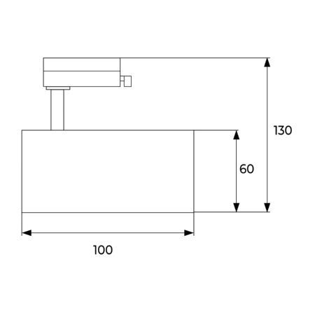 Reflektor szynowy LED 5W, 497lm, 4100K, biały
