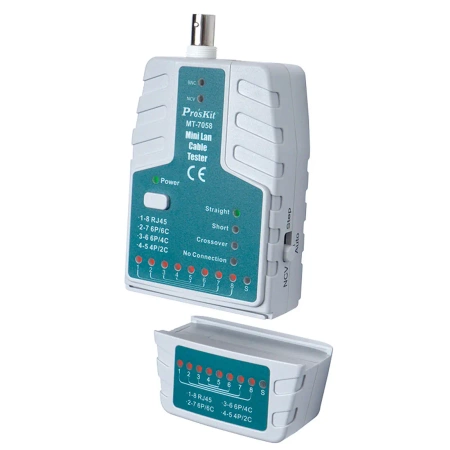 Tester LAN RJ45, RJ11, RJ12, BNC, NCV, Proskit MT-7058