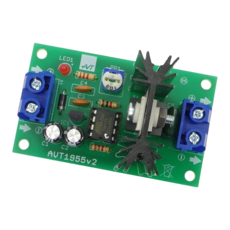 Soft start PWM do silników DC 12-24 V 10 A - KIT AVT 1955