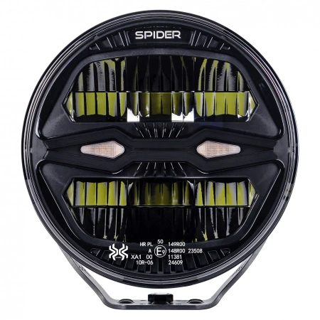Reflektor drogowy LED X-SPIDER NINJA L3442 okrągły 12/24V 80W IP69K – światło drogowe, pozycyjne i ostrzegawcze