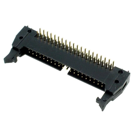 Wtyk IDC Z-WS40 kątowy do druku, z zatrzaskami, 40pin
