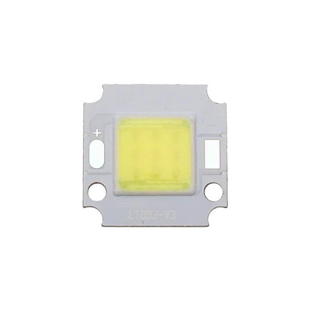 Dioda LED mocy 10 W biała neutralna 5000 K, 1000 lm, kąt 140°