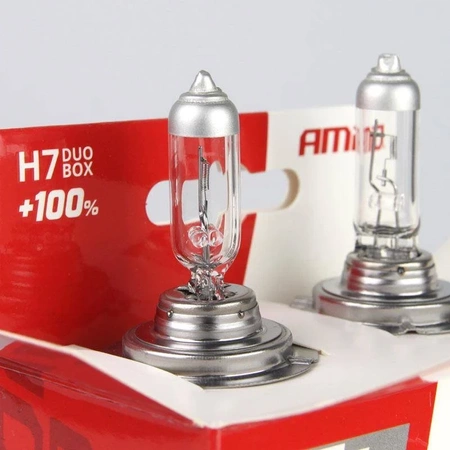 Żarówka samochodowa halogenowa H7 12V 55W LumiTec SILVER +100%, 2 szt AMIO-01403