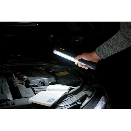 Lampa warsztatowa, naświetlacz LED 300lm, dynamo, haczyk, magnes, Brennenstuhl HL 300 AD