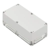 Obudowa hermetyczna ZP200.100.75 jasnoszara/przeźroczyste wieczko ABS-PC