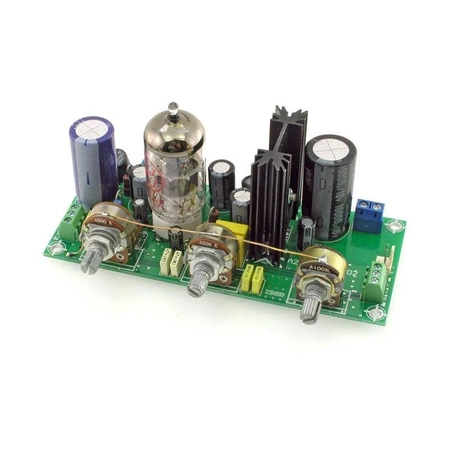 Lampowy regulator barwy dźwięku ECC82 - PCB do projektu AVT 5642