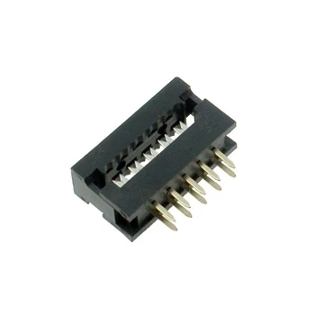 Przejście IDC taśma-PCB 10 styków, raster przewodów 1,27 mm, do wlutowania, Z-LPV10
