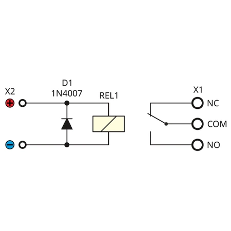Moduł wykonawczy z przekaźnikiem 5V, AVTMOD19_5V