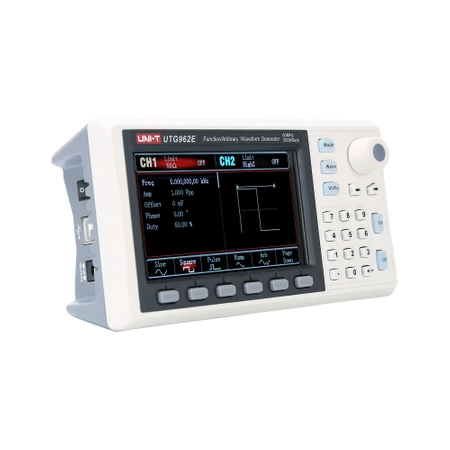 Generator funkcyjny 2 kanały, 200 MS/s, 30 MHz, Uni-T UTG962E