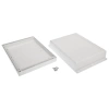 Obudowa uniwersalna Z46AJ, 144,7 × 198,1 × 72,3 mm, PS, jasnoszara, z panelami bocznymi, Kradex