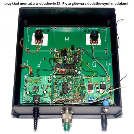 Modułowy odbiornik nasłuchowy Dosia - Filtry wejściowe w.cz. 40m/80m - PCB do projektu AVT 3190