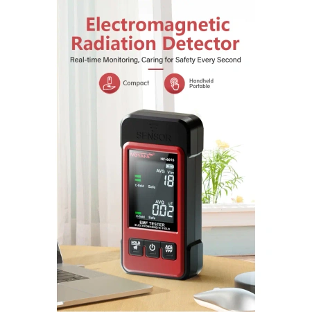 Miernik pola elektromagnetycznego E/H Noyafa NF-601S z alarmem