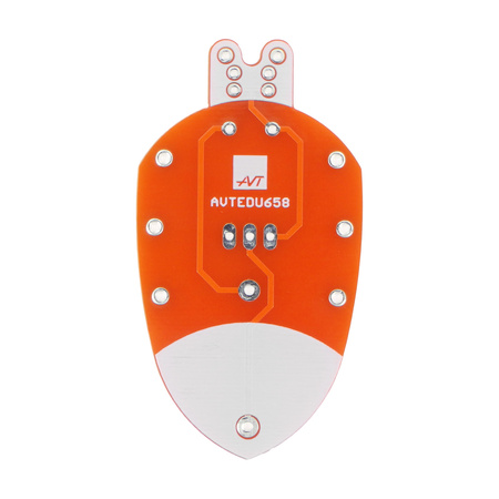 Czerwony robaczek DIY do nauki lutowania AVTEDU658