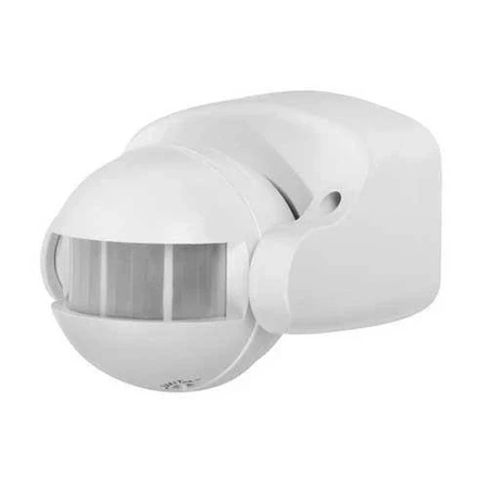 Czujnik ruchu PIR 180° IP44 1000W biały