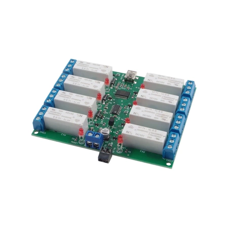 Programowalny moduł przekaźników - zlutowany KIT AVT 5368