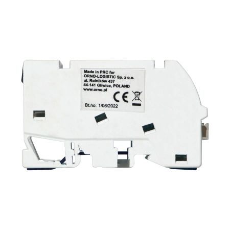 Blok rozdzielczy 4-rzędowy, 7 przewodów, ORNO 8202