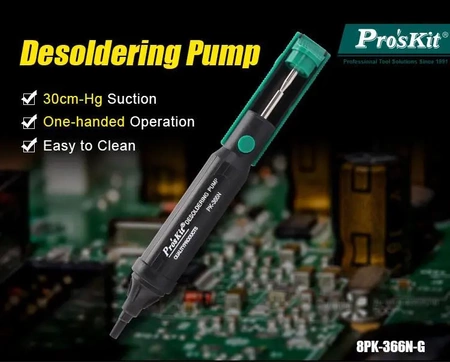 Profesjonalny odsysacz cyny, Proskit 8PK-366N-G