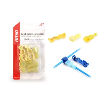 Szybkozłączki elektryczne Typ-T 4-6mm2 24A, 5szt blister