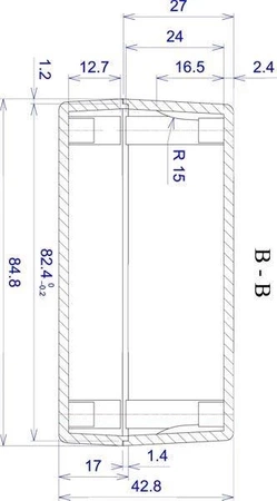 Obudowa 85x154, h=43mm, Z78