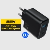 Ładowarka USB, ładowarka sieciowa, szybkie ładowanie 5V-20V, 65W GaN FNIRSI