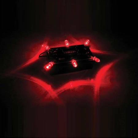 Bateryjny sygnalizator optyczny 6×LED 9V z efektem rozbłysku - zlutowany KIT AVT 791