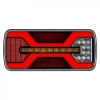 Lampa tylna LED do przyczepy, X-SPIDER 1, 4 funkcje: pozycyjne, kierunkowskaz, stop, odblask, 69 LED, IP67, L2426