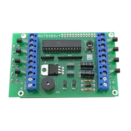 Termometr -55°C do +125°C, 8-kanałowy z alarmem - KIT AVT 5489