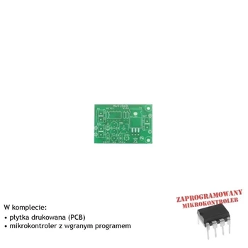 Sterownik lampki nocnej do zasypiania, PCB i mikroprocesor do projektu AVT1969