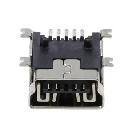 Gniazdo mini USB B, do montażu powierzchniowego SMD