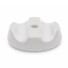Uchwyt kabla ceramiczny biały 33×18 mm na 2 przewody - Ceramic Classic Loft