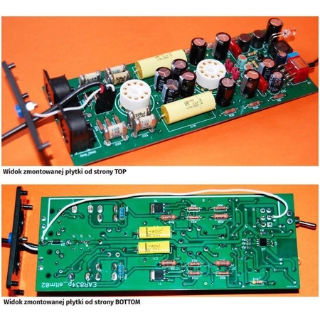 Przedwzmacniacz lampowy do gramofonu - PCB do projektu AVT 5827