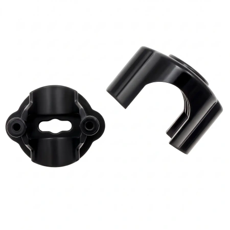 Uchwyt kabla plastikowy 42×32 mm natynkowy czarny - Retro PRL