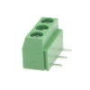 Złącze śrubowe do druku, 3 pola, raster 5mm, wysokość 10,2mm, wyprowadzenia kątowe, 300V / 10A, Degson DG126R