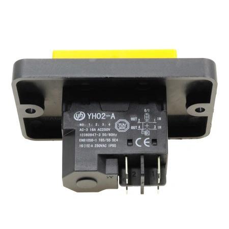 Wyłącznik elektromagnetyczny z ramką YH02-A 4 pin