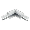Łącznik kątowy do szyny magnetycznej wewnętrzny podtynkowy biały M-LINE