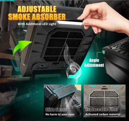 Stacja lutownicza z odsysaczem i dodatkową lutownicą Proskit SS-988B